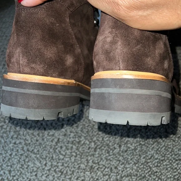 Marc Fisher Izzie Brown Suede Bootie Size 11M - Picture 7 of 8